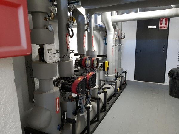 Sala máquinas calefacción hotel RE Barcelona - imagen 3